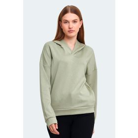 Slazenger Kenzie I Açık Yeşil Kadın Sweatshirt