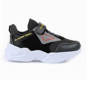 Slazenger Kevan Koyu Gri Siyah Erkek Çocuk Sneaker Ayakkabı