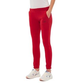 Slazenger Kevork Cepli Dar Paça Kırmızı Kadın Eşofman Altı
