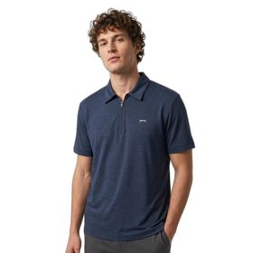 Slazenger Khan Erkek Polo Yaka Lacivert Tişört