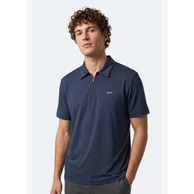 Slazenger Khan Erkek Polo Yaka Lacivert Tişört