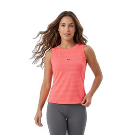 Slazenger KOREY Kadın Kolsuz Fuşya Tişört