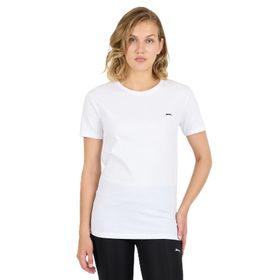 Slazenger KORNELI I Kadın Slim Fit Beyaz Tişört