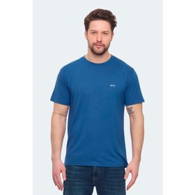 Slazenger KRATER İndigo Erkek Tişört