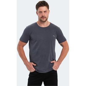 Slazenger Kresten Koyu Gri Erkek T-shirt