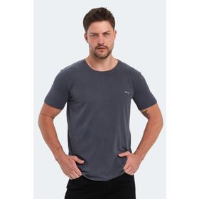Slazenger Kresten Koyu Gri Erkek T-shirt