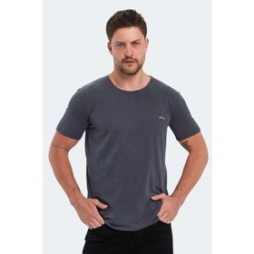 Slazenger Kresten Koyu Gri Erkek T-shirt