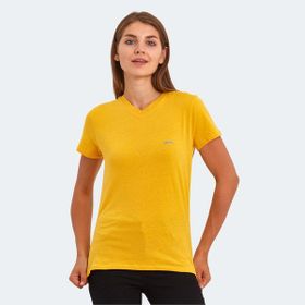 Slazenger Krısten I Hardal Kadın T-shirt