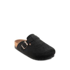 Slazenger Leo Siyah Keçe Kadın Ev Terliği