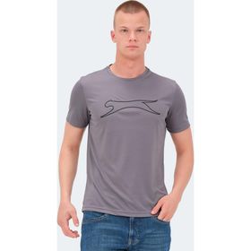 Slazenger Nelle In Koyu Gri Erkek Tişört