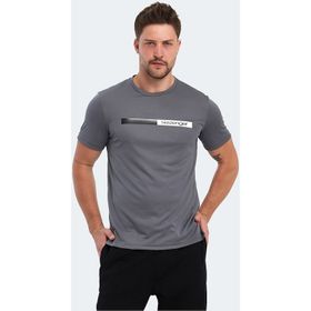 Slazenger Nels Koyu Gri Erkek T-shirt