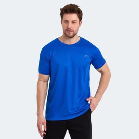 Slazenger Odalıs Saks Mavi Erkek T-shirt