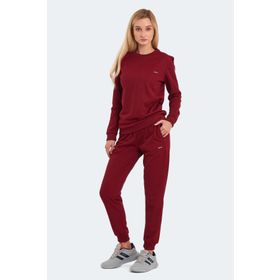 Slazenger Olinda Ktn Bordo Kadın Eşofman Takım