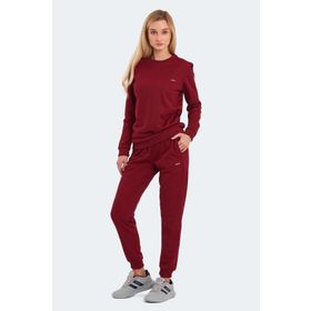 Slazenger Olinda Ktn Bordo Kadın Eşofman Takım