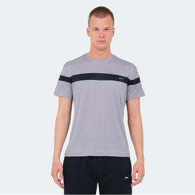Slazenger Omiq Gri Erkek T-shirt