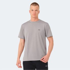Slazenger Oswin KTN Gri Erkek T-shirt