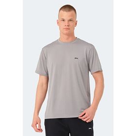 Slazenger Oswin KTN Gri Erkek T-shirt