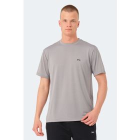 Slazenger Oswin KTN Gri Erkek T-shirt