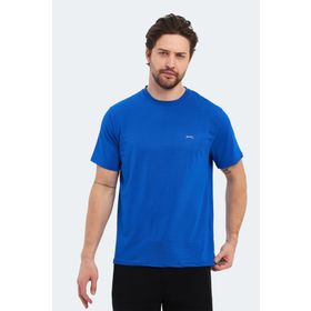 Slazenger Oswin KTN Saks Mavi Erkek T-shirt