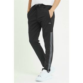 Slazenger Oxford Siyah Füme Erkek Eşofman Altı