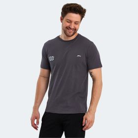Slazenger Pacet Koyu Gri Erkek T-shirt