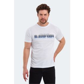 Slazenger Pallu Beyaz Erkek T-shirt