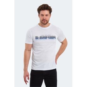 Slazenger Pallu Beyaz Erkek T-shirt