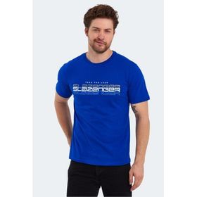 Slazenger Pallu Saks Mavi Erkek T-shirt