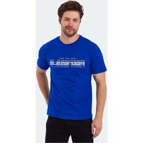 Slazenger Pallu Saks Mavi Erkek T-shirt