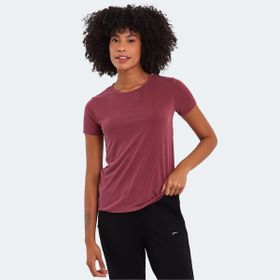 Slazenger Paytons Bordo Kadın T-shirt