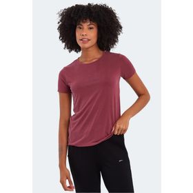 Slazenger Paytons Bordo Kadın T-shirt