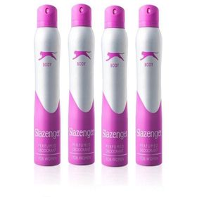 Slazenger Pembe 4x150 ml Kadın Deodorant