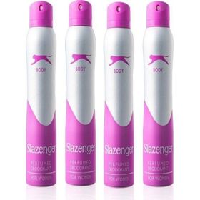 Slazenger Pembe 4x150 ml Kadın Deodorant