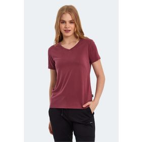 Slazenger Perıcas Bordo Kadın T-shirt