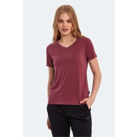 Slazenger Perıcas Bordo Kadın T-shirt