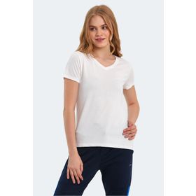 Slazenger Perıcas Ekru Kadın T-shirt