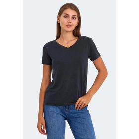Slazenger Perıcas Siyah Kadın T-shirt