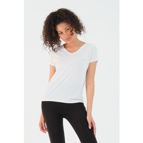Slazenger Play Ekru Kadın T-shirt