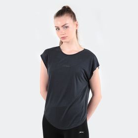 Slazenger Polına Koyu Gri Kadın T-shirt
