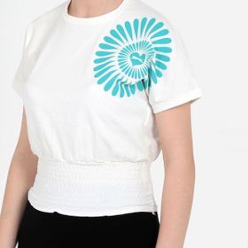 Slazenger Porcıa Ekru Kız Çocuk T-shirt