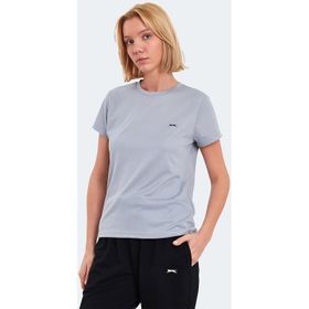 Slazenger Racing Açık Gri Kadın T-shirt