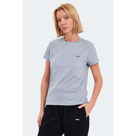 Slazenger Racing Açık Gri Kadın T-shirt