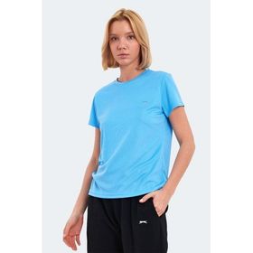 Slazenger Racing Açık Mavi Kadın T-shirt