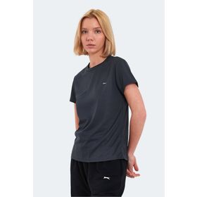 Slazenger Racing Antrasit Kadın T-shirt