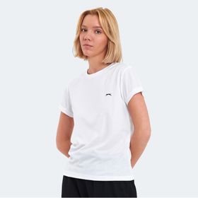 Slazenger Racing Beyaz Kadın T-shirt