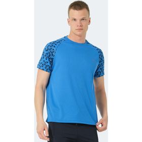 Slazenger Ranka Saks Mavi Erkek T-shirt