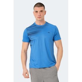 Slazenger Raven Saks Mavi Erkek T-shirt