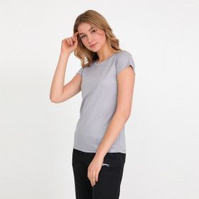 Slazenger Relax Gri Kadın T-shirt