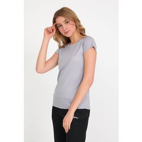 Slazenger Relax Gri Kadın T-shirt