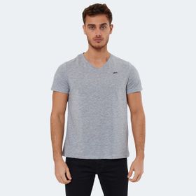 Slazenger Rıvaldo Gri Erkek T-shirt